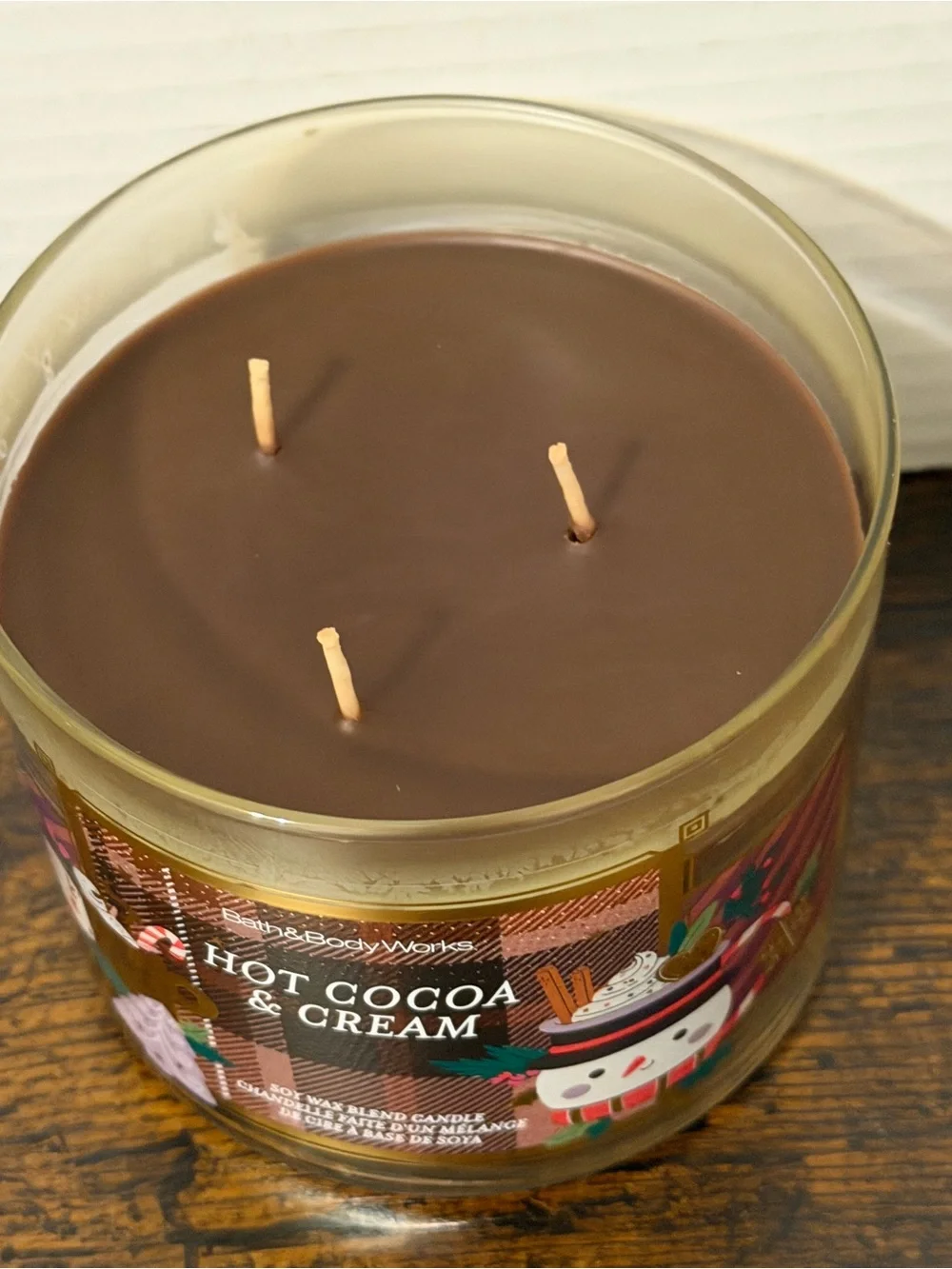 Bath & Body Works Hot Cocoa & Cream Soy Wax Candle, Marshmallow, Milk, Chocolate